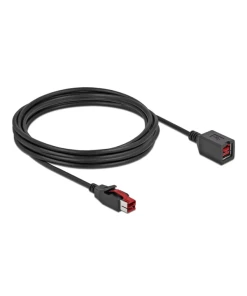 כבל מאריך PoweredUSB 24V עבור מדפסות קופה ומסופים ז/נ DELOCK | 85988