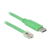 כבל קונסול לסיסקו ירוק USB-A זכר לתקע RJ45 RS-232 צ'יפ FTDI ז/ז DELOCK | 62960