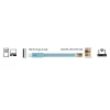כבל קונסול לסיסקו כחול USB-A זכר לתקע RJ45 RS-232 צ'יפ FTDI ז/ז DELOCK | 63289