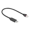 כבל קונסול לסיסקו שחור USB-A זכר לתקע RJ45 RS-232 צ'יפ FTDI FT231XS ז/ז DELOCK | 64161