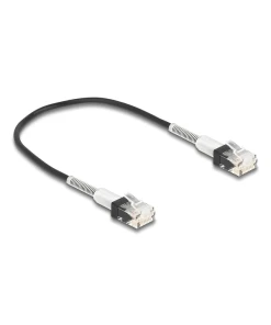 כבל רשת Cat.6A UTP Slim עם הגנה כפולה מפני כיפוף ז/ז DELOCK | 80391