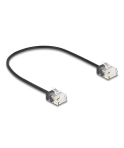 כבל רשת לא מסוכך RJ45 Cat.6 UTP Ultra Slim עם תקעים קצרים ז/ז DELOCK | 80372