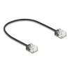 כבל רשת לא מסוכך RJ45 Cat.6 UTP Ultra Slim עם תקעים קצרים ז/ז DELOCK | 80373