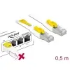 כבל רשת מאובטח RJ45 Cat.6A ז/ז DELOCK | 85330