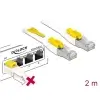 כבל רשת מאובטח RJ45 Cat.6A ז/ז DELOCK 85332