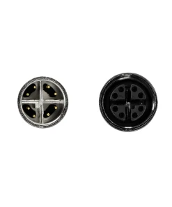 כבל רשת מאריך תעשייתי M12 Cat.6A PUR (TPU) תקע 8pin D-coded לשקע 8pin D-coded ז/נ DELOCK | 85422