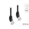כבל רשת מסוכך Cat.6A זווית 45° UP בשני הצדדים DELOCK | 80260