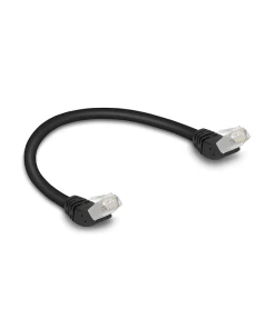 כבל רשת מסוכך Cat.6A זווית 45° UP בשני הצדדים DELOCK | 80271