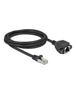 כבל רשת מסוכך Cat.6A להתקנה בפאנל עם מרחק בין הברגים 28 מ