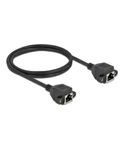 כבל רשת מסוכך Cat.6A להתקנה בפאנל עם מרחק בין הברגים 28 מ