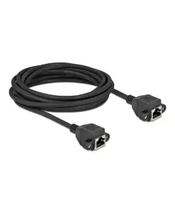 כבל רשת מסוכך Cat.6A להתקנה בפאנל עם מרחק בין הברגים 28 מ"מ נ/נ DELOCK | 87012