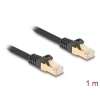 כבל רשת מסוכך RJ45 Cat.6A S/FTP עם ציפוי בד להגנה ז/ז DELOCK | 80317