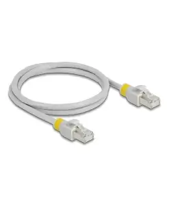 כבל רשת מסוכך RJ45 Cat.6A עם קליפסים צבעוניים ז/ז DELOCK | 80118