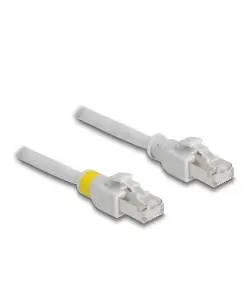 כבל רשת מסוכך RJ45 Cat.6A עם קליפסים צבעוניים ז/ז DELOCK | 80118