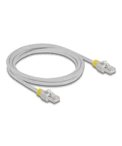 כבל רשת מסוכך RJ45 Cat.6A עם קליפסים צבעוניים ז/ז DELOCK | 80119