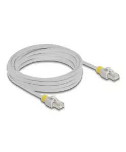 כבל רשת מסוכך RJ45 Cat.6A עם קליפסים צבעוניים ז/ז DELOCK | 80121