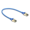 כבל רשת מסוכך RJ45 Cat.8.1 F/FTP 40Gbps Slim צבע כחול ז/ז DELOCK | 80331