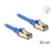 כבל רשת מסוכך RJ45 Cat.8.1 F/FTP 40Gbps Slim צבע כחול ז/ז DELOCK | 80331