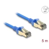 כבל רשת מסוכך RJ45 Cat.8.1 F/FTP 40Gbps Slim צבע כחול ז/ז DELOCK | 80336