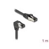 כבל רשת מסוכך RJ45 Cat.8.1 S/FTP 40Gbps צד אחד בזווית DAWN 90° ז/ז DELOCK | 80400