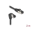 כבל רשת מסוכך RJ45 Cat.8.1 S/FTP 40Gbps צד אחד בזווית DAWN 90° ז/ז DELOCK | 80446