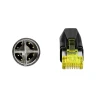 כבל רשת תעשייתי M12 Cat.6A PUR (TPU) תקע 8pin X-coded לתקע RJ45 Hirose ז/ז DELOCK | 87846