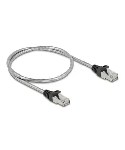 כבל רשת תעשייתי RJ45 Cat.6A U/FTP מצופה מתכת ז/ז DELOCK | 80107