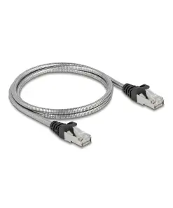 כבל רשת תעשייתי RJ45 Cat.6A UFTP מצופה מתכת זז DELOCK 80108