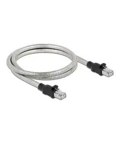 כבל רשת תעשייתי RJ45 Cat.6A U/FTP מצופה מתכת ז/ז DELOCK | 80110