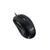 עכבר אופטי 3 לחצנים 1200 DPI חיבור USB בצבע שחור Genius 31010026402 DX-101