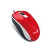 עכבר אופטי חוטי חיבור USB אורך כבל 1.5 מטר בצבע אדום Genius | 31010010408 | DX-120