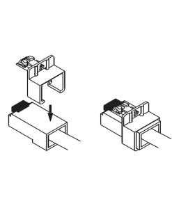 קליפס לאבטחת כבלי רשת סט 40 יחידות DELOCK | 86446