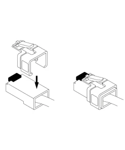 קליפס לסימון או תיקון תקע כבל רשת סט 40 יחידות DELOCK 86421