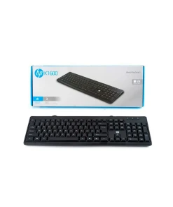 מקלדת עברית-אנגלית HP חוטי חיבור USB דגם K1600 בצבע שחור HP | K1600