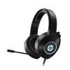 אוזניות כולל מיקרופון נשלף HP עם תאורת RGB חיבור USB\AUX כחול-שחור HP | 8008U