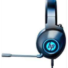 אוזניות כולל מיקרופון נשלף HP עם תאורת RGB חיבור USB\AUX כחול-שחור HP | 8008U