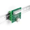 טרמינל בלוק DIN rail בחיבור לחיצה לשקע RJ50 כולל ברגים DELOCK | 67012