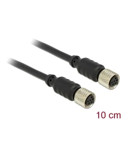 כבל M8 sensor/actuator אטום נגד מים תקע 6 פין לתקע 6 פין DELOCK | 12688