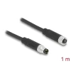 כבל רשת מאריך תעשייתי M8 PUR (TPU) תקע 4pin A-coded לשקע 4pin A-coded ז/נ DELOCK | 80142