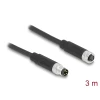 כבל רשת מאריך תעשייתי M8 PUR (TPU) תקע 4pin A-coded לשקע 4pin A-coded ז/נ DELOCK | 80144