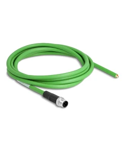 כבל רשת תעשייתי M12 PROFINET PUR (TPU) תקע 4pin D-coded נ/- DELOCK | 87850