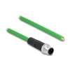 כבל רשת תעשייתי M12 PROFINET PVC תקע 4pin D-coded נ/- DELOCK | 87847