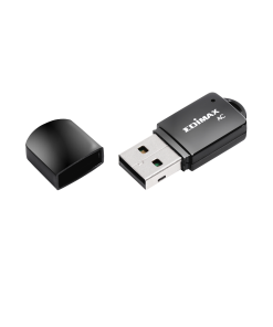 כרטיס רשת אלחוטי-חיבור USB תקן AC600 שחור Edimax | EW-7811UTC