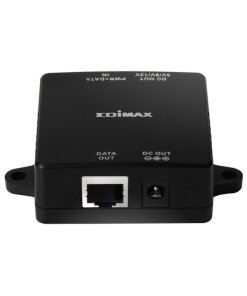 מפצל מתג מאפשר חיבור מרחוק מספק כוח ונתונים למפצל PoE עד 100 מטר שחור Edimax | GP-101SF