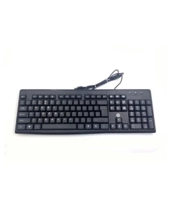 מקלדת עברית-אנגלית HP חוטי חיבור USB דגם K1600 בצבע שחור HP | K1600