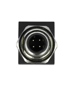 מתאם M12 Cat.5e PROFINET תקע M12 4 pin D-coded לשקע RJ45 בזווית 90° ז/נ DELOCK | 66313