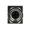 מתאם M12 Cat.5e PROFINET תקע M12 4 pin D-coded לשקע RJ45 בזווית 90° נקבה DELOCK | 66313