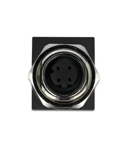 מתאם M12 Cat.5e PROFINET תקע M12 4 pin D-coded לשקע RJ45 בזווית 90° נקבה DELOCK | 66313