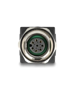 מתאם M12 Cat.6A שקע M12 A-coded 8 pin לשקע RJ45 ז/נ DELOCK | 60062