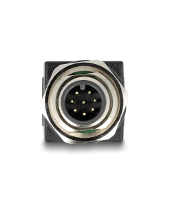 מתאם M12 Cat.6A תקע M12 A-coded 8 pin לשקע RJ45 ז/נ DELOCK | 60063